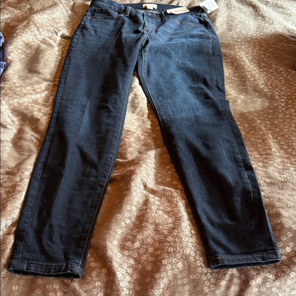 Maurices Women's Dark Blue Skinny Jeans